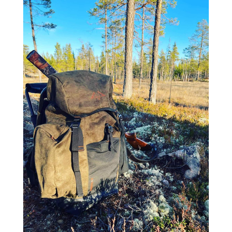 Poľovnícky batoh so stoličkou Ridge 38 L zelený