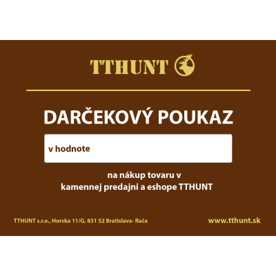 Darčekový poukaz v hodnote 50 EUR