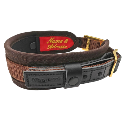 Obojok Niggeloh DeLuxe hnedý