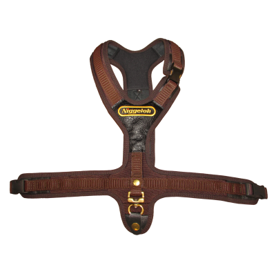 Postroj pre psa Niggeloh FOLLOW hnedý